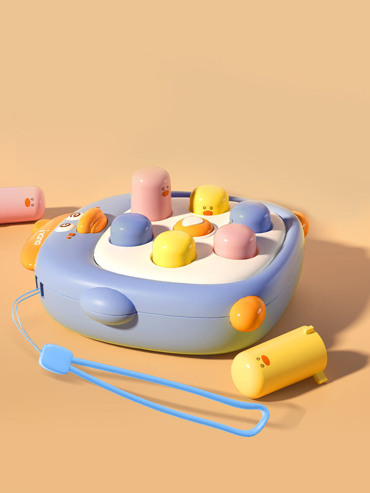 Children's toys palm duckling hamster press music parent-child interaction early education educational toys decompression artifact wholesale