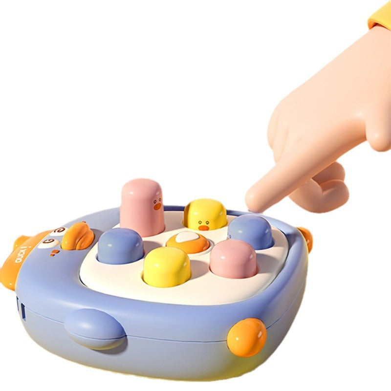 Children's toys palm duckling hamster press music parent-child interaction early education educational toys decompression artifact wholesale
