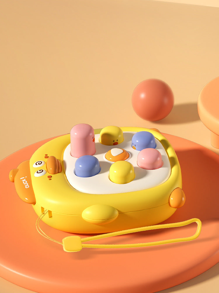 Children's toys palm duckling hamster press music parent-child interaction early education educational toys decompression artifact wholesale