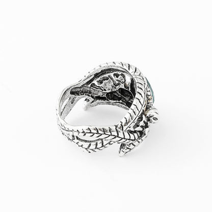 Lord of the Rings Aragorn Ring with Gemstone Men's Ring Cosplay Costume Accessory Jewelry for Men